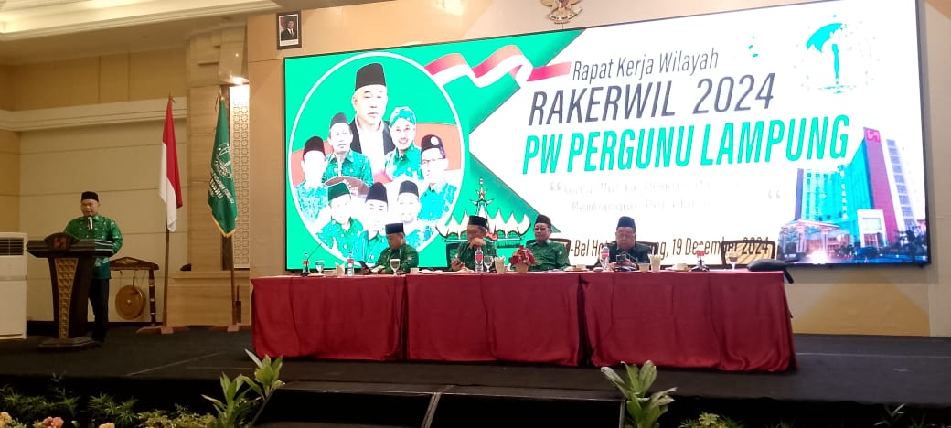 Sukses, Pengurus Wilayah Persatuan Guru Nahdlatul Ulama Mengadakan Rapat Kerja Wilayah Tahun 2024